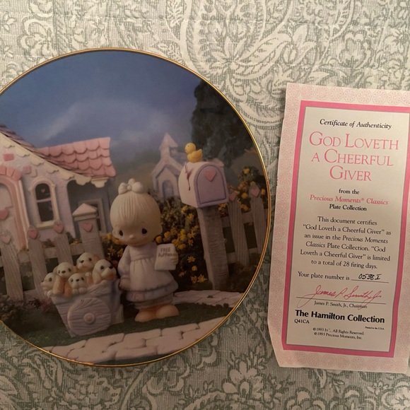 Plate, Collector Precious Moments plate - Picture 3 of 4